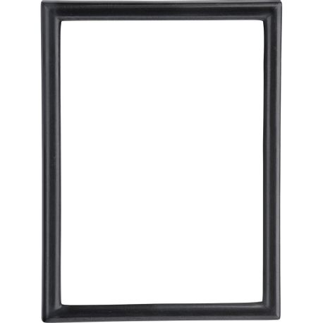 Rectangular Plain Nero Grafite Frame