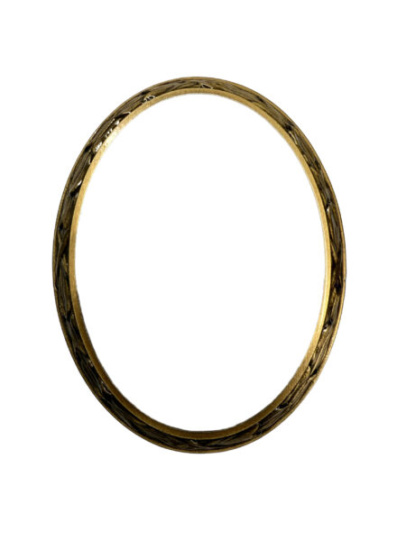 19715 Oval Bronze Frame