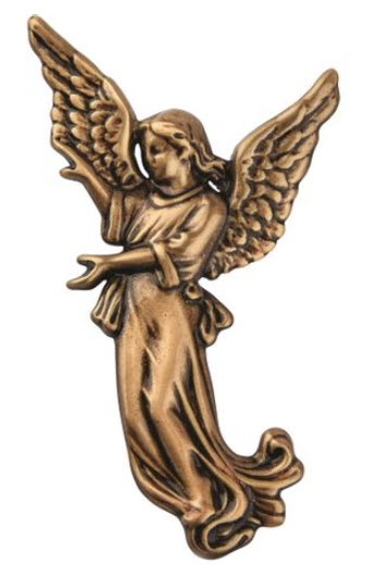 Bronze angel emblem (LHS)