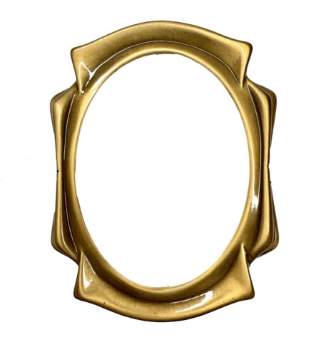 19834 Oval Bronze Frame