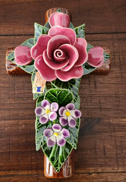 Roses and Violets cross (MK26.2901)